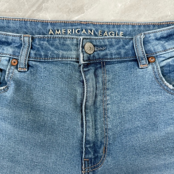 Women’s American Eagle Stretch Mom Short Denim Jean Shorts Plus Size 16 - Picture 4 of 14